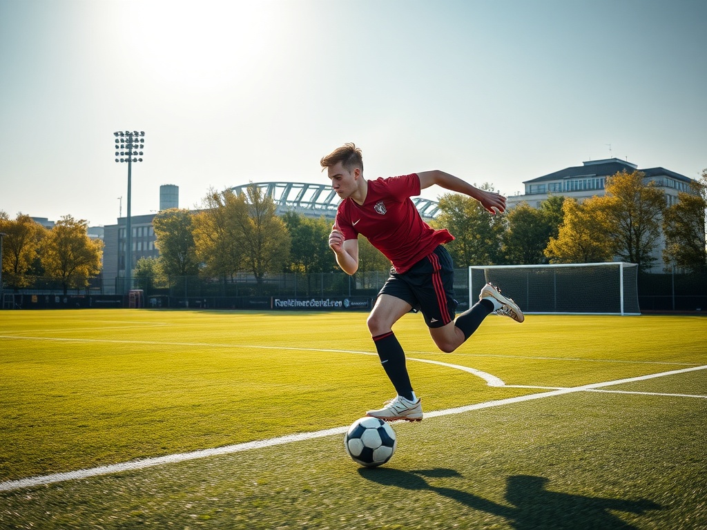 Piłkarze Górnika II Zabrze podczas meczu na stadionie Roosevelta 81