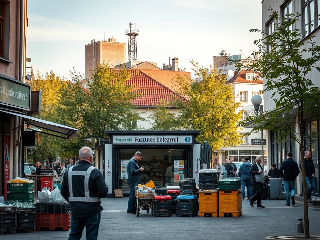 M1 Zabrze centrum konsultacji dla przedsiębiorców i archiwalne zdjęcia Zabrza symbolizujące rozwój miasta.