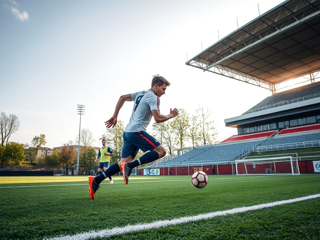 Piłkarze Górnika Zabrze na boisku, fotografia symbolizująca osłabienie kadrowe zespołu.