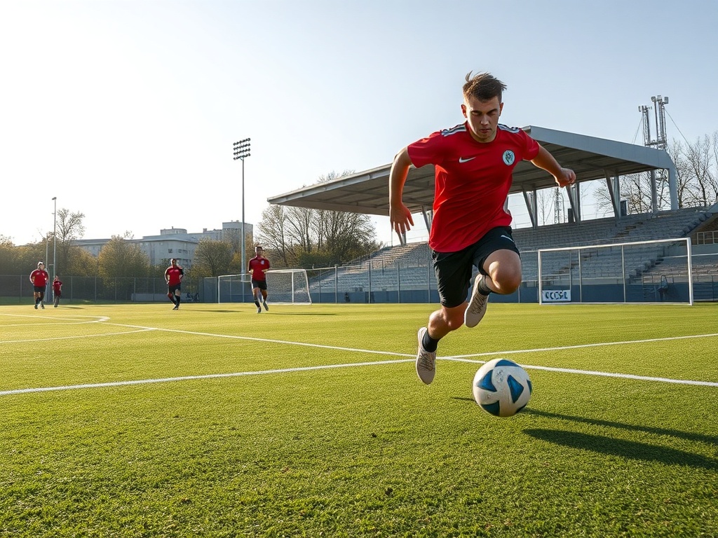 Piłkarze Górnika Zabrze w akcji podczas meczu o Puchar Polski